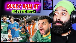 Reaction on Ducky Bhai met Saurav Joshi at Ind vs Pak Match | PunjabiReel TV Extra