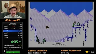 Cliffhanger NES speedrun in 7:37 by Arcus