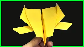 Kağıttan Boomerang Uçak Yapımı 26 | Bumerang kağıt uçakları yapma | Paper Airplane fly far back