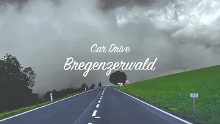 Car Drive 4K - Bregenzerwald after Rain (Alberschwende-Hittisau-Krumbach-Langenegg-Lingenau)CarSound