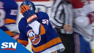 Johnny Boychuk Takes A Skate To The Eye And Leaves Ice In A Panic