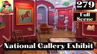 JUNE'S JOURNEY 279 | NATIONAL GALLERY EXHIBIT (Hidden Object Game) *Full Mastered Scene*