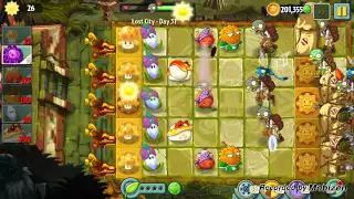 Plants vs. Zombies 2 Lost City Lvl. 31 Walkthrough