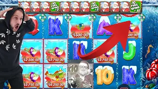 Christmas Big Bass Bonanza (Bonus Buy) I GOT MAX STAGE 10 X Huge Win Casino Slot Online