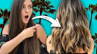 First Time Getting Hair Dyed – Virgin Hair Transformation! (Beauty Trippin)