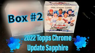 2022 Topps Chrome Update Sapphire Box #2 *BIG ROOKIE PULLS🔥*