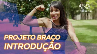 Projeto SECA GORDURA DOS BRAÇOS vai começar !! Aquecimento - Carol Borba