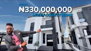 ELEVATE your living experience with this ₦330M Luxury 5 Bedroom Duplex Home in Lekki, Lagos.