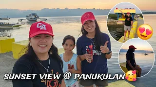 Nagluto kami ng Merienda + Gumala sa Pantalan | Sunset View @ Panukulan, Quezon