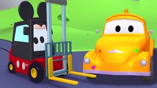 Vopsitoria lui Tom Camionul de tractari :  Francis este Mickey Mouse | Desene cu camioane pentru