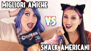 MIGLIORI AMICHE vs SNACK AMERICANI 🇺🇸 MYSTERY BOX HALLOWEEN 2020 Debs & Lady