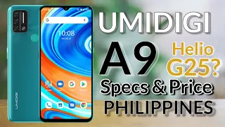 UMIDIGI A9 - MediaTek Helio G25 na? | Price Philippines & Specs | AF Tech Review