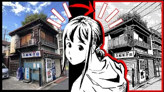 How to Transform Photographs into Manga Backgrounds (Clip Studio Paint EX)