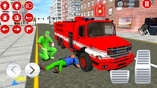 Real Fire Truck Driving Simulator Fire Fighting - Tampa Fire Department Truck - Android Gameplay #12