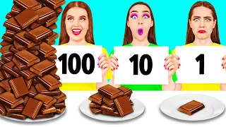 100 Слоев еды Челлендж | Война пранков от DaRaDa Challenge