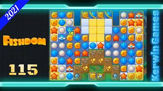 Fishdom Level 115 - No Boosters - 19 moves (2021)