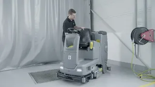 How to use the Kärcher B 110 R Bp scrubber drier