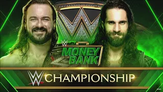 WWE Money in the Bank 2020: Drew McIntyre vs. Seth Rollins - Official Match Card