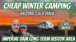 Cheap Winter Camping in Arizona & California- Imperial Dam Long-Term Visitor Area (LTVA) Review