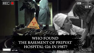 Who first found the basement of the hospital in Pripyat