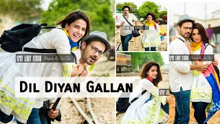 Saba Qamar & Zahid Ali New Photoshoot For Dil Diyan Gallan | Hum Tv