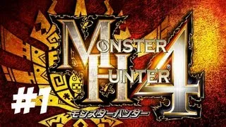 Monster Hunter 4 Gameplay Part 1 - Character Creation & Introduction