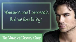 Which The Vampire Diaries Character Said it? | TVD Quiz