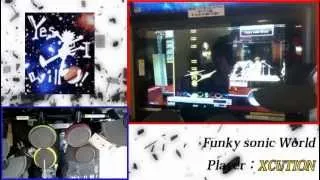 【DrumManiaXG3】Funky sonic World / MASTER 【Player：XCUTION】