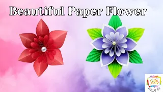 Easy and Beautiful Paper Flower Making Ideas | Simple Paper Flower Making | Home decoration