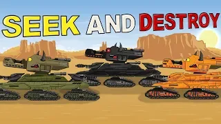 "Seek and Destroy" Cartoons about tanks