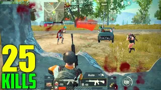 CAN I SURVIVE THIS SITUATION ??? | 25 KILLS SOLO VS SQUAD | PUBG MOBILE