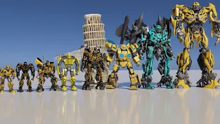 BUMBLEBEE Size Comparison.