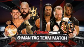 Big Show, The Rhodes Brothers Vs The Shield - WWE Raw 02/12/2013 (En Español)