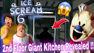 Second Floor Giant Kitchen Revealed In Ice Scream 6 || Ice Scream 6 Trailer || Ice Scream 6