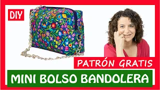 👜 Mini BOLSO BANDOLERA | de tela ✅😃