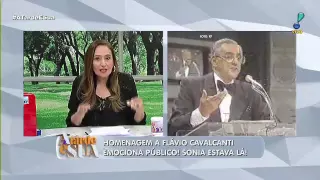 Sonia Abrão fala do infarto que Flávio Cavalcanti sofreu ao vivo