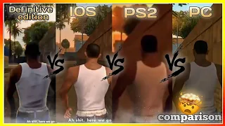 GTA San Andreas | PS2 - PC - PHONE - Definitive Edition | Graphics   Comparison (2004-2021)
