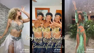 Tik Tok Beyonce & Shakira BEAUTIFUL LIAR dance challenge #tiktokdance