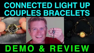 Smart Connected Touch Couples Bracelets by Totwoo Demo & Review