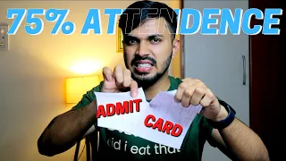 REALITY OF 75% ATTENDANCE IN SCHOOL | NO ADMIT CARD? CBSE 2022-23 😱🔥