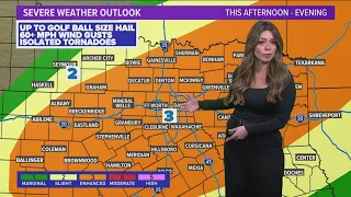 DFW Weather: Incoming severe storms moving into North Texas