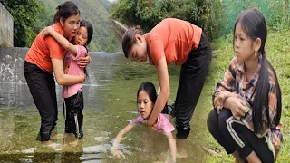 Uyen renovates the flower garden - goes on a picnic with her aunt to bathe in the stream to confide