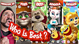 Mercuri_88 Vs Tom Vs Ben Vs Angela Vs Ginger Who Is Best ? 👌 🧐 🤣 | Tom The Singer