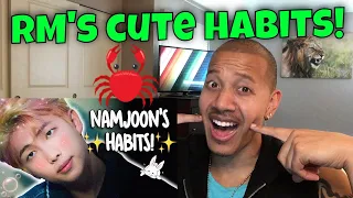 BTS Leader Kim Namjoon's Cute Habits!! REACTION