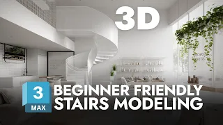 Modeling Stairs in 3ds Max! Step-by-Step Beginner Friendly Tutorial