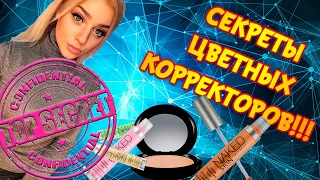 Цветные корректоры. Узнай как подобрать корректор для лица и какой цвет тебе подходит.