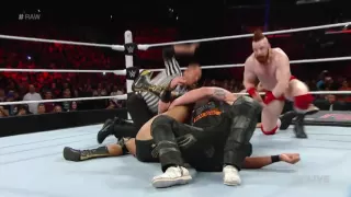 Roman Reigns & Bray Wyatt vs  Sheamus & Alberto Del Rio  Raw, nisan 11, 2016