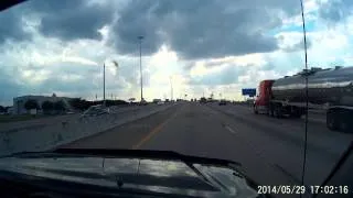 Couch on Freeway Hwy 225 Houston,Tx