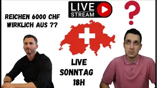 Löhne und Kosten in der Schweiz 🇨🇭 ! Was reicht aus? Analyse und Q&A im Live-Stream!