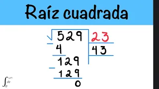 Raíz cuadrada | con sencillos pasos